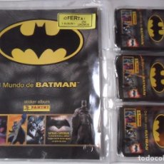 Coleccionismo Álbumes: EL MUNDO DE BATMAN STICKER ALBUM PANINI WB DC COMICS 2016