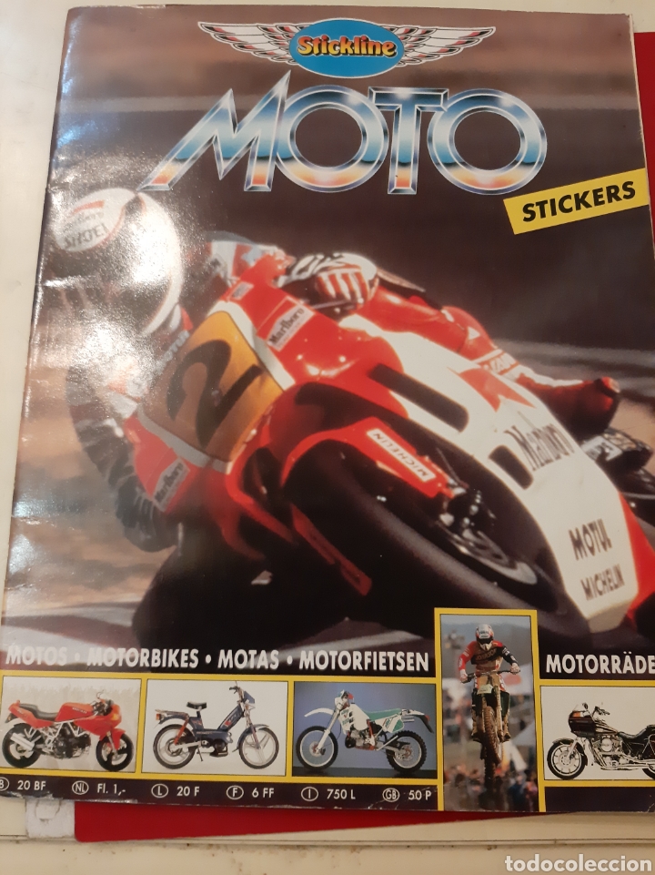 Coleccionismo &aacute;lbumes: Moto stickrs incompleti - Foto 1