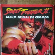 Coleccionismo Álbumes: STREET FIGHTER II - CONTIENE 140 CROMOS DE 240 - ALBUM DE CROMOS MERLIN