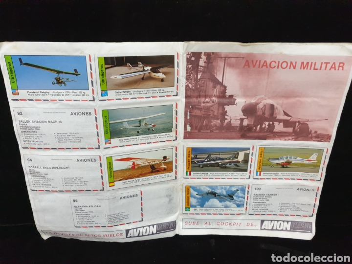 Coleccionismo &aacute;lbumes: Aviones, coleccion de cromos - Foto 8