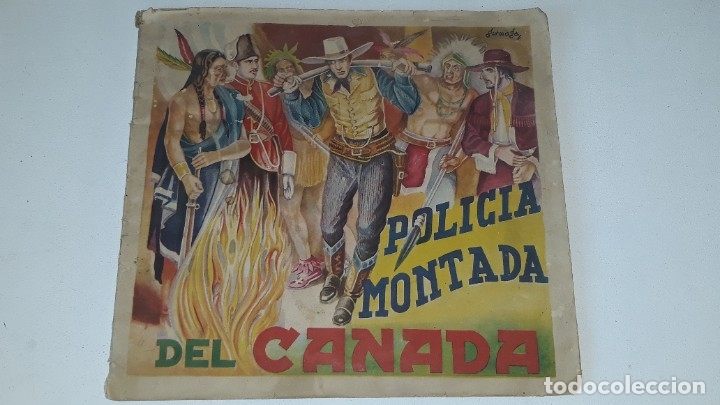 Collectionnisme Albums: ANTIGUO ALBUM DE CROMOS POLICIA MONTADA DEL CANADA  - EDITORIAL FHER - A&Ntilde;OS 40