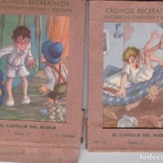 Coleccionismo Álbumes: EL CASTILLO DEL DIABLO SERIE 2 Y 3. Lote 178370580