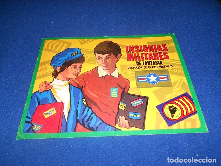 Collectable Incomplete Albums: ALBUM CROMOS, INSIGNIAS MILITARES, NO COMPLETO, RUIZ ROMERO, 1971 Compartir lote