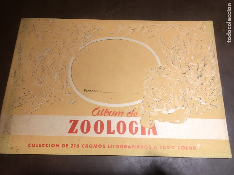 Collectionnisme Albums: &Aacute;lbum de zoolog&iacute;a 216 cromos litograf&iacute;ados editor jose cantero