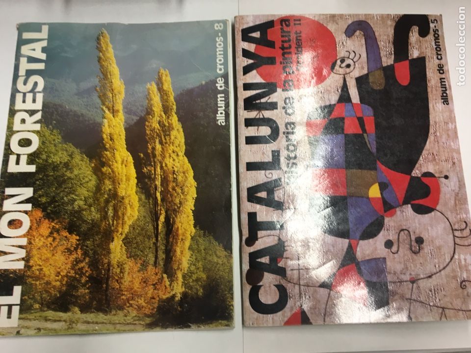 Collezionismo Album: &Agrave;lbums Catalunya historia pintura occident II i el m&oacute;n forestal enciclopedia catalana MAS CROMOS