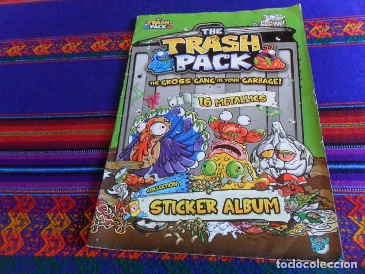 Collectable Incomplete Albums: THE TRASH PACK LOS BASURILLAS INCOMPLETO CON 76 CROMOS DE 207. GIRO MAX.