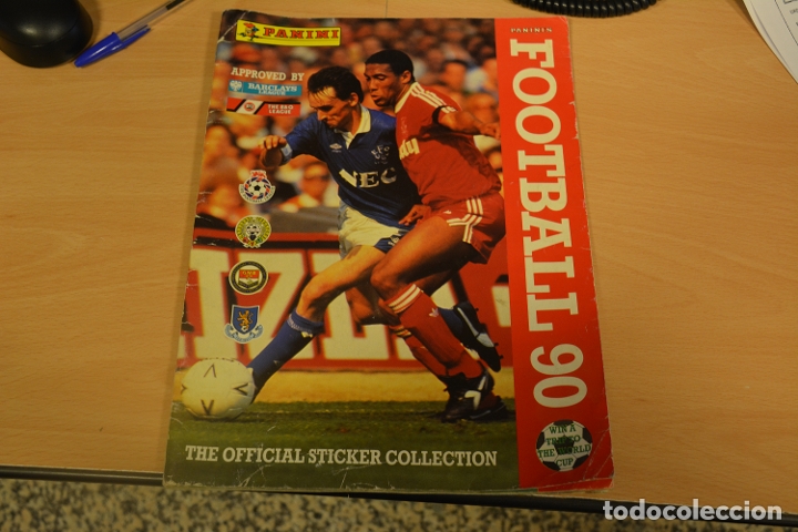 Collectionnisme Albums: ALBUM VACIO FOOTBALL90 PANINI, DE LA LIHA INGLESA Y ESCOCESA