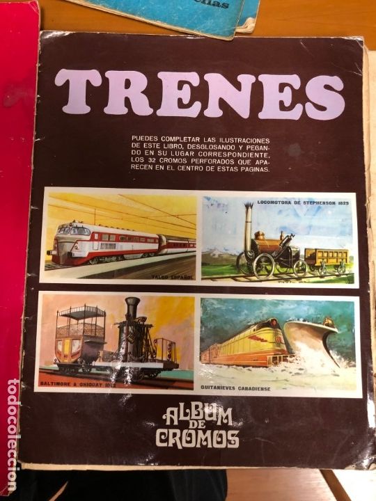 Coleccionismo &aacute;lbumes: trenes completo - Foto 1