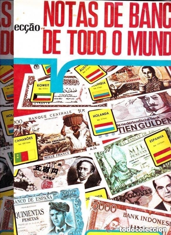 Collectable Incomplete Albums: NOTAS DE BANCO DE TODO O MUNDO --PORTUGAL- faltan 5 cromos