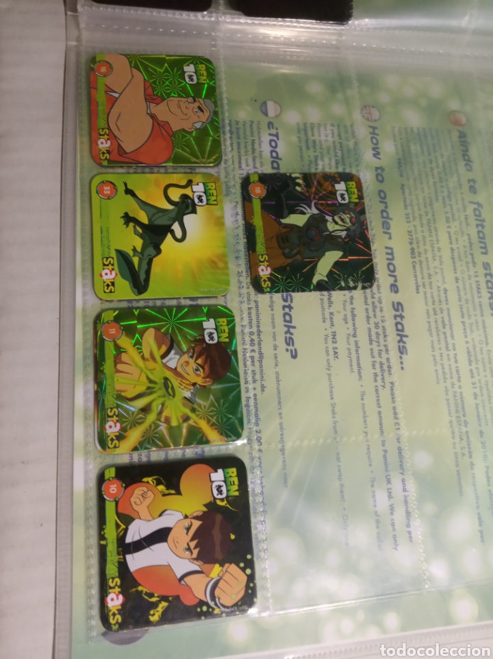 Coleccionismo &aacute;lbumes: Staks BEN 10 - Foto 9