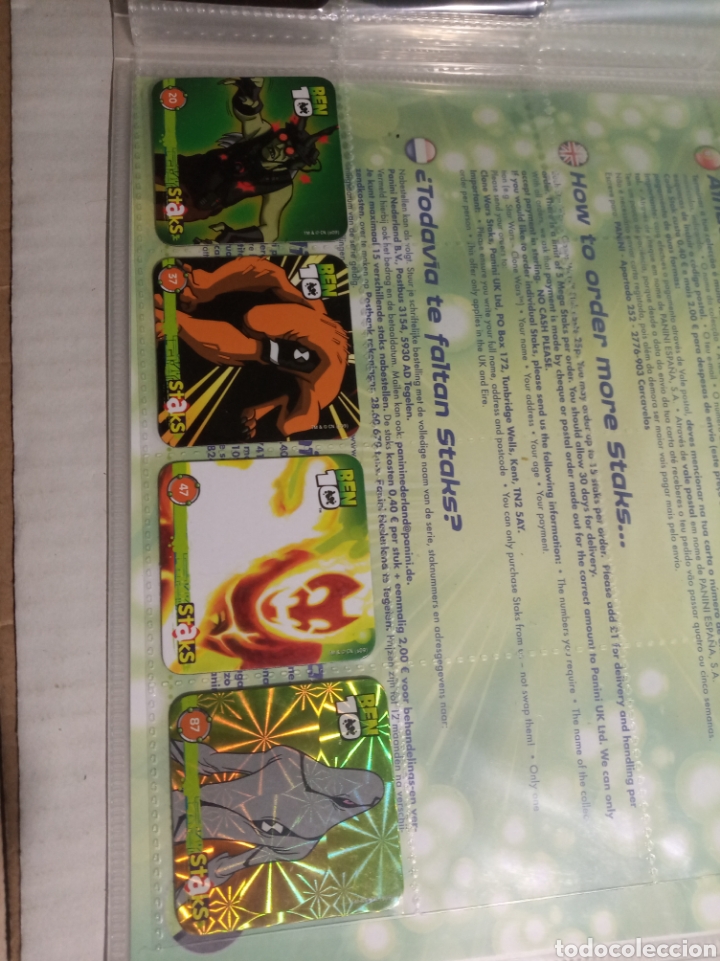 Coleccionismo &aacute;lbumes: Staks BEN 10 - Foto 10