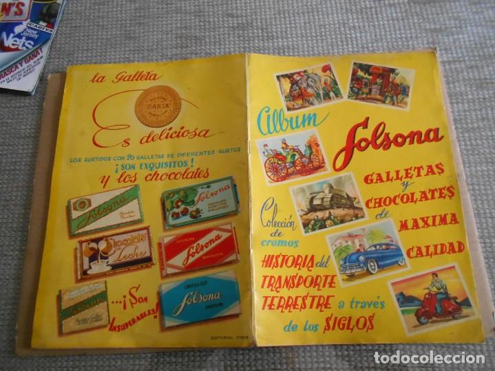 Collectionnisme Albums: album de cromos solsona historia  del transporte  terrestre