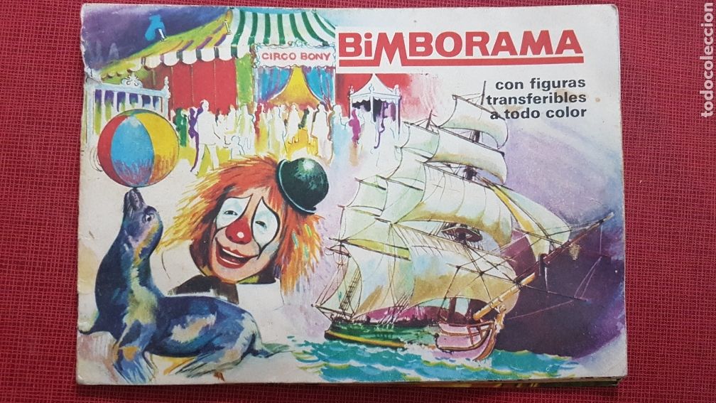 Colecionismo Cadernetas: Album cromos Bimborama variante desplegable central circo bony 1972