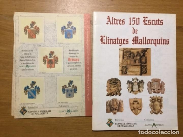 Coleccionismo &Aacute;lbumes: Altres 150 Escuts de Llinatges Mallorquins con 145 cromos
