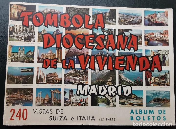 Colecionismo Cadernetas: ALBUM VACIO T&Oacute;MBOLA DIOCESANA DE MADRID, VISTAS DE SUIZA E ITALIA, 2&aacute; parte
