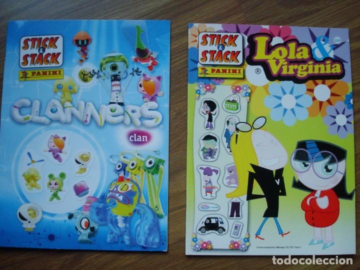 Collectionnisme Albums: Lote Stick & Stack Lola & Virg&iacute;nia + Clanners (Panini) (OFERTA 3X2 ll&eacute;vate 3 paga 2)