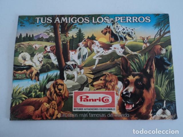 Collectionnisme Albums: PRECIOSO ALBUM DE CROMOS PANRICO TUS AMIGOS LOS PERROS ALBUM INCOMPLETO LAS RAZAS DEL MUNDO