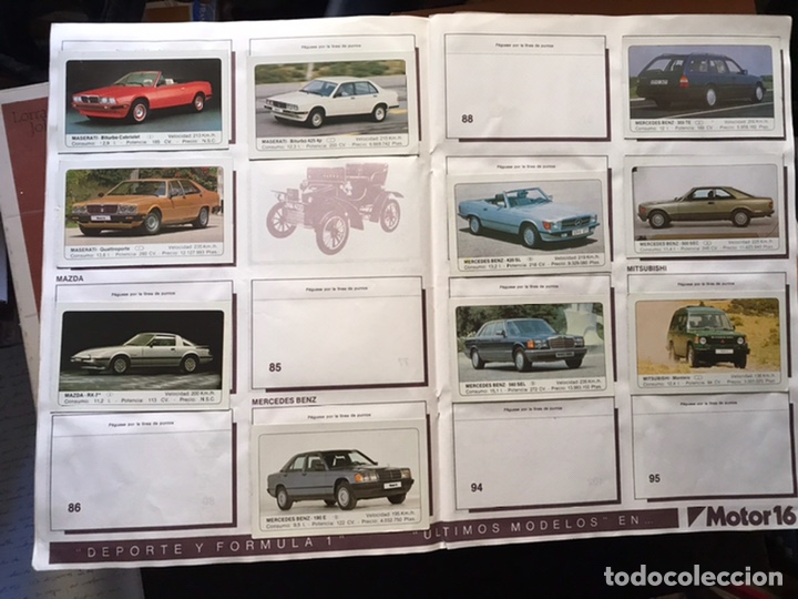 Coleccionismo &aacute;lbumes: Coches. Colecci&oacute;n de cromos. - Foto 8