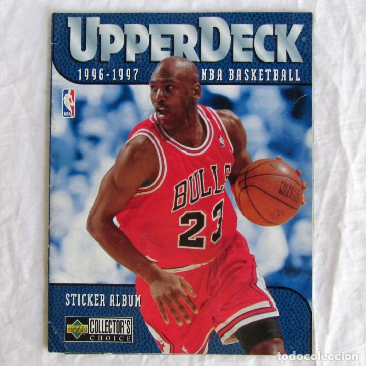 Colecionismo Cadernetas: Album Upperdeck 1996-1997 con 64 cromos NA Basketball, Michel Jordan