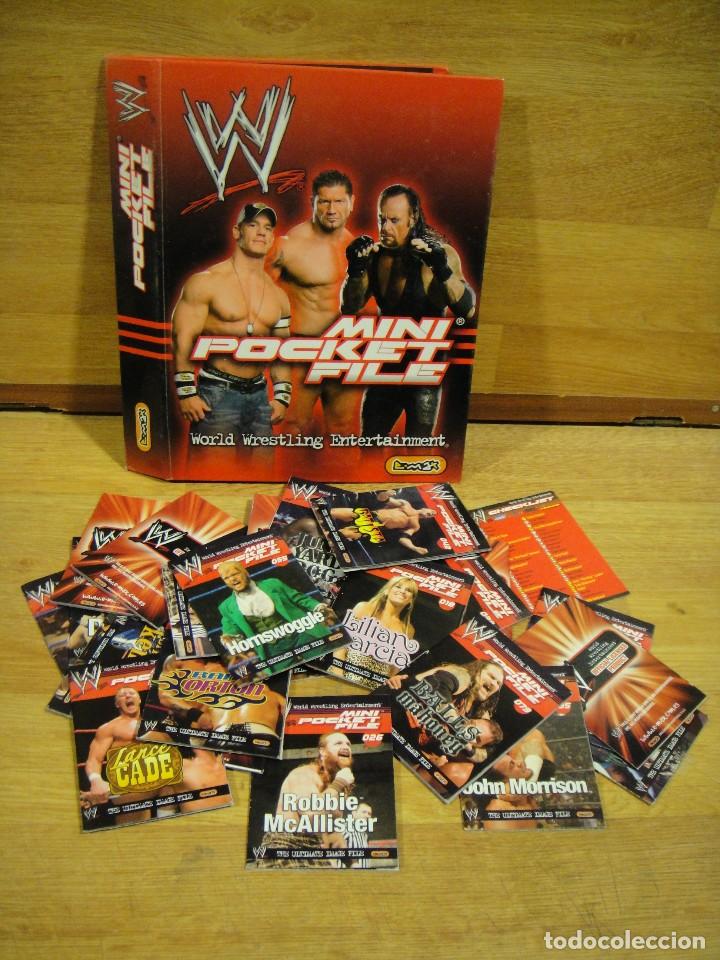 Coleccionismo &Aacute;lbumes: album mini pocket file  - con 25 cromos  mas ficha indice