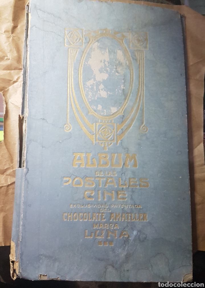 Collezionismo Album: Album cromos postales de cine chocolate amatller