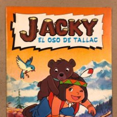 Coleccionismo Álbumes: JACKY EL OSO DE TALLAC. ÁLBUM DE CROMOS DANONE DE LOS AÑOS 70. CON 53 CROMOS PEGADOS.. Lote 190715393