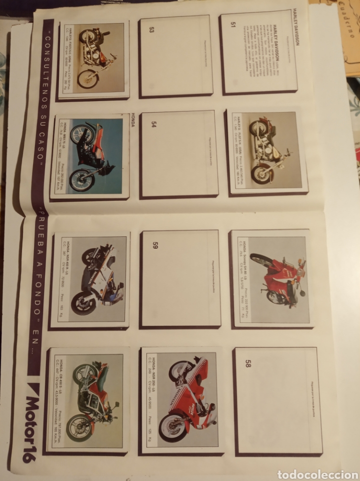 Coleccionismo &aacute;lbumes: Motos - Foto 8