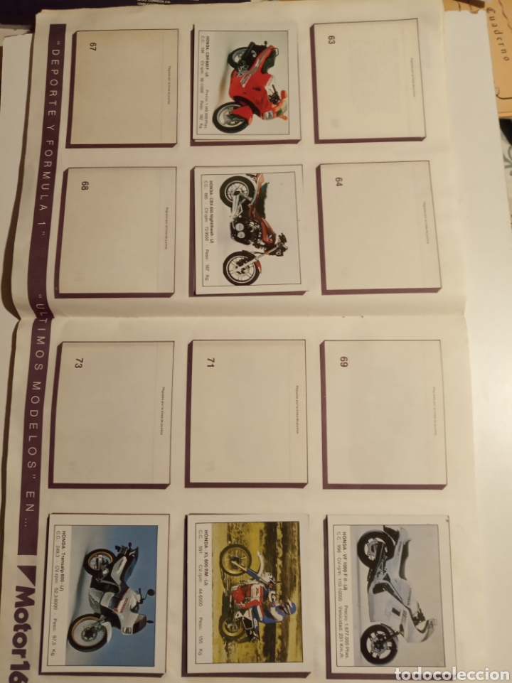 Coleccionismo &aacute;lbumes: Motos - Foto 9