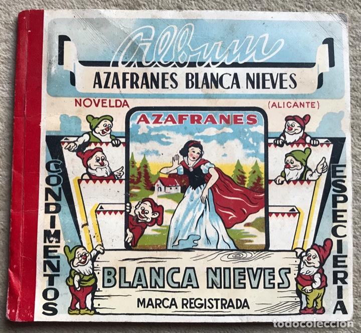 Collectionnisme Albums: &Aacute;lbum azafranes Blanca Nieves - Novelda (Alicante) - A&ntilde;os 40 - solo faltan 8 cromos