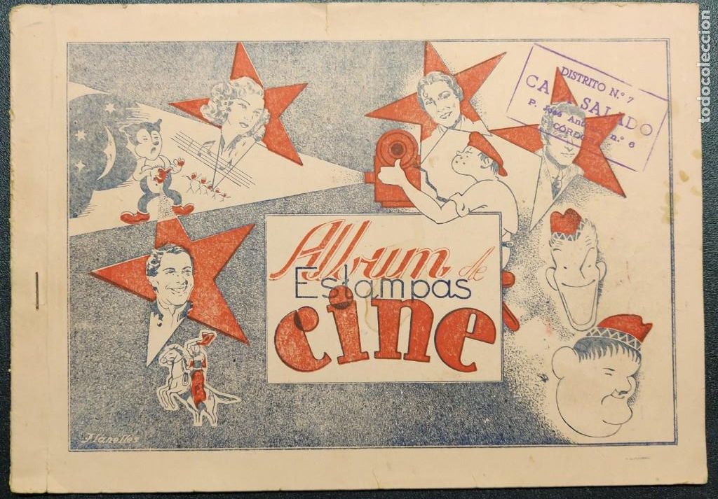 Collectionnisme Albums: ALB&Uacute;M DE ESTAMPAS DE CINE