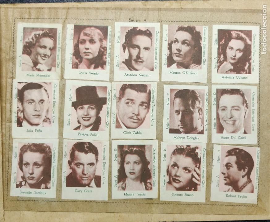 Coleccionismo &aacute;lbumes: ALB&Uacute;M DE ESTAMPAS DE CINE - Foto 2