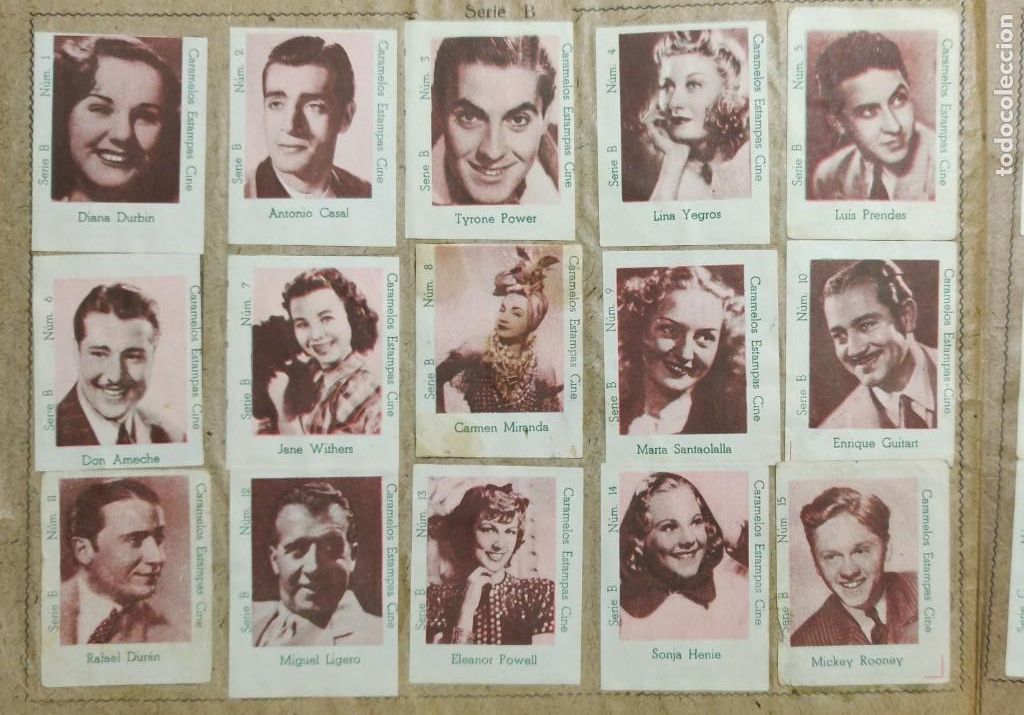 Coleccionismo &aacute;lbumes: ALB&Uacute;M DE ESTAMPAS DE CINE - Foto 3