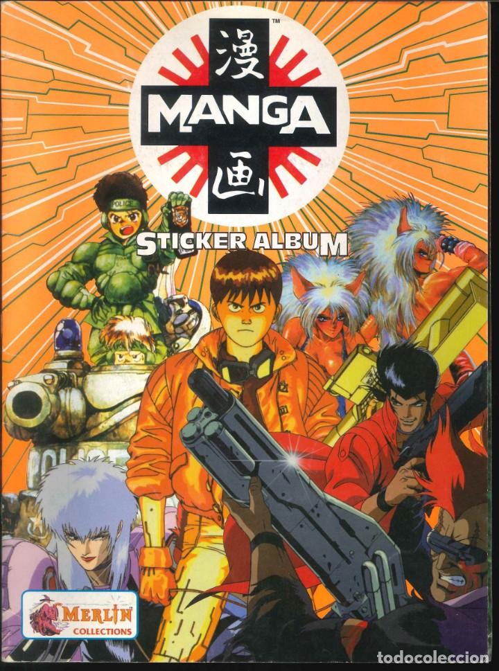 Collectable Incomplete Albums: MANGA. STICKER ALBUM. MERLIN COLLECTION. 1996.