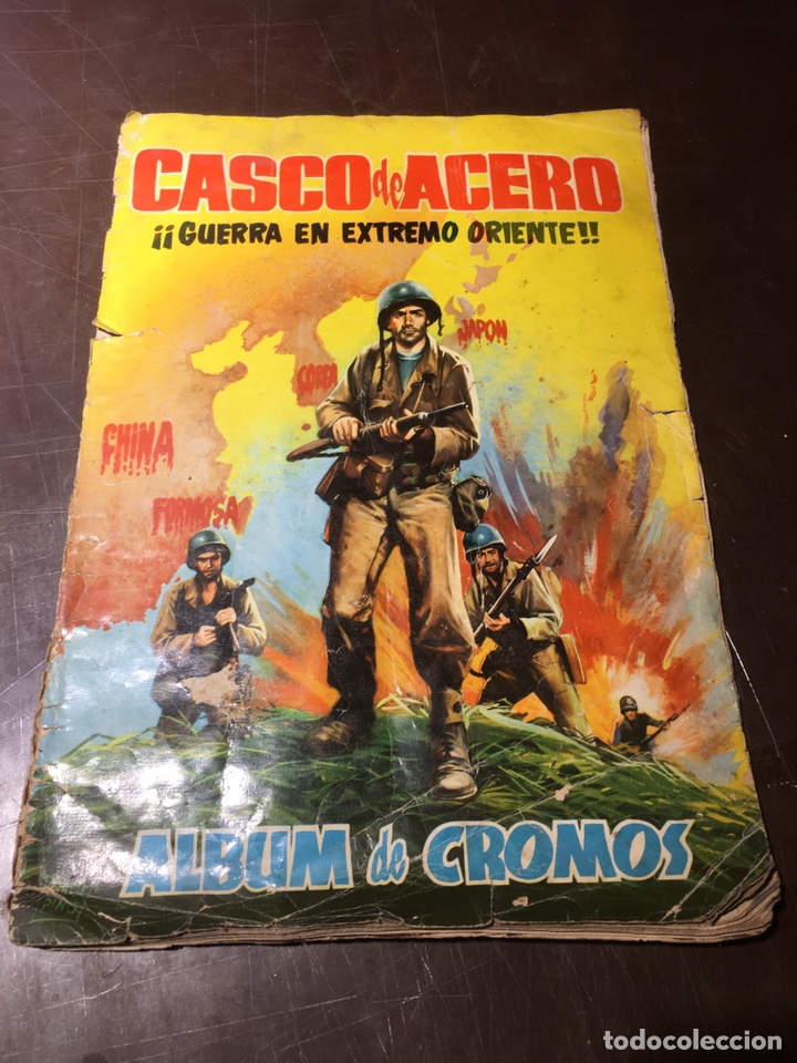 Collectionnisme Albums: &Aacute;lbum cromos Casco de acero Guerra en Extremo Oriente
