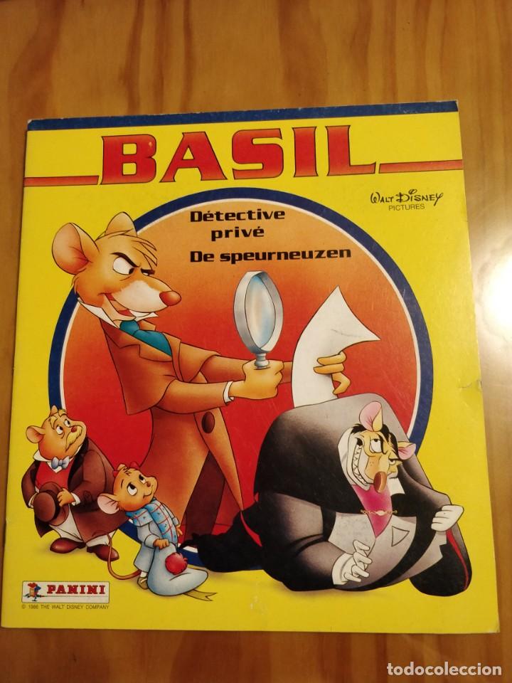 Collectable Incomplete Albums: &Aacute;lbum plancha Basil Detective Privado. Panini