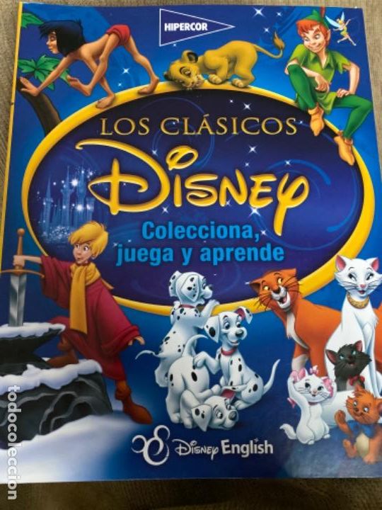 Colecionismo Cadernetas: ALBUM LOS CL&Aacute;SICOS DISNEY