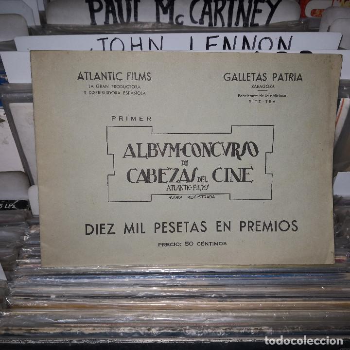 Collectionnisme Albums: album concurso de cabezas del cine,atlantic films,galletas patria,1936,muy dificil