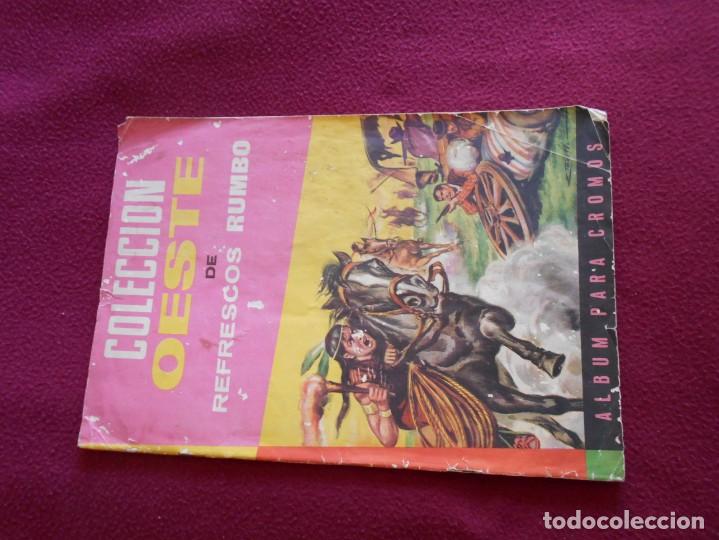 Collectionnisme Albums: album  de  cromos  de  colecction oeste de refrescos rumbo