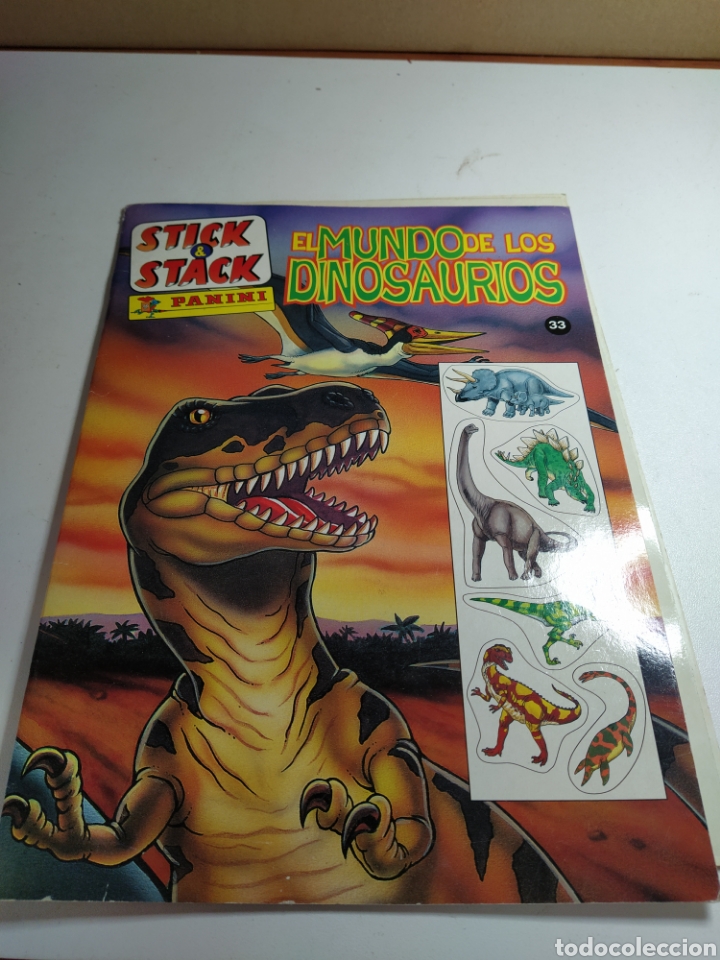 Coleccionismo &aacute;lbumes: Stick & stack Panini el mundo de los dinosaurios - Foto 1