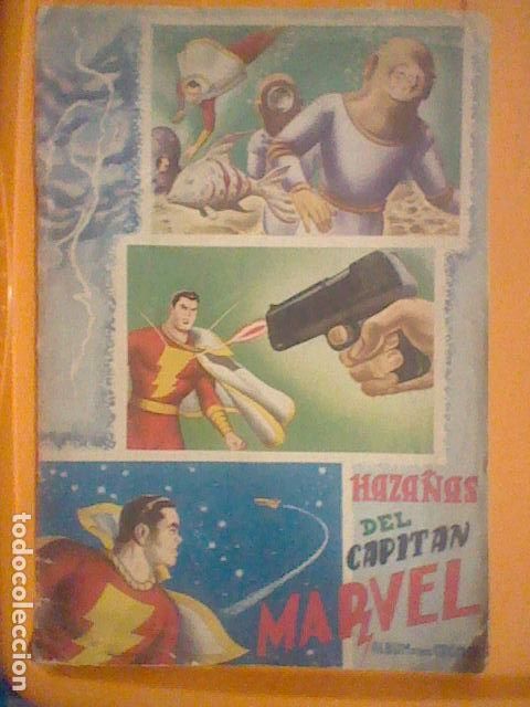 Collectionnisme Albums: HAZA&Ntilde;AS CAPITAN MARVEL SIN CROMOS LEER ESTADO SOBADO PARA ARREGLAR LEER
