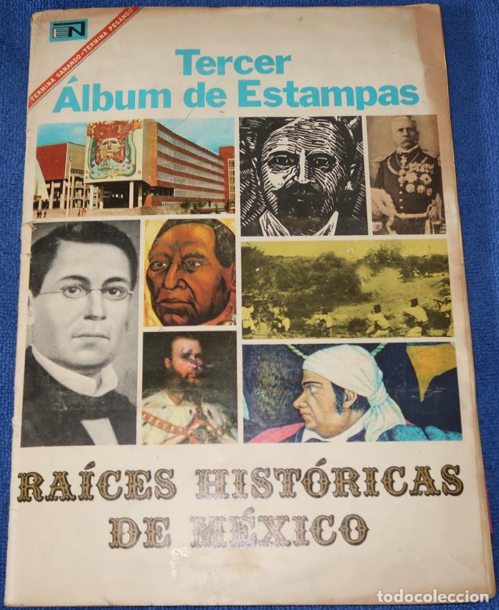 Collectionnisme Albums: Raices Hist&oacute;ricas de Mexico - Album 3&ordm; - Novaro &iexcl;A Falta de 3 cromos!