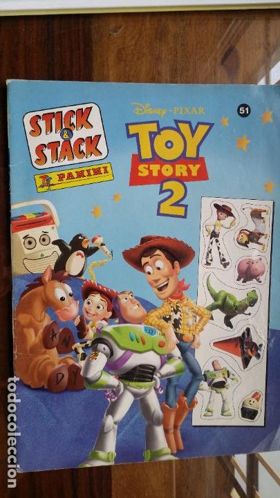 Coleccionismo &aacute;lbumes: toy story 2 panini STICK & STACK - Foto 1