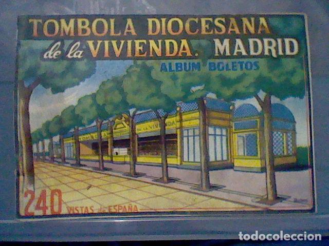 Collectionnisme Albums: TOMBOLA DIOCESANA VIVIENDA MADRID VACIO