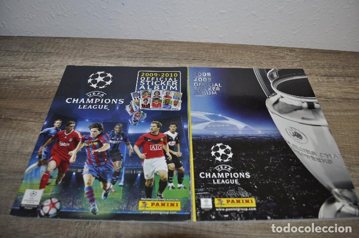 Collectionnisme Albums: 2 &Aacute;LBUMES PLANCHA SIN USAR NUEVOS. SIN CROMOS. CHAMPION LEAGUE 2008/09 Y 2009/10