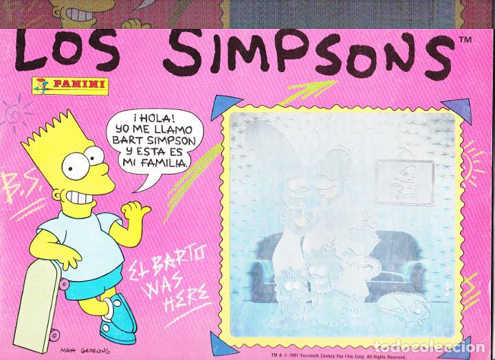 Coleccionismo &Aacute;lbumes: LOS SIMPSON-incompleto-