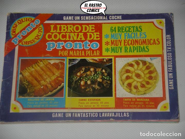 Collezionismo Album: Libro de cocina de revista Pronto, casi completo, faltan 2 cromos, X2