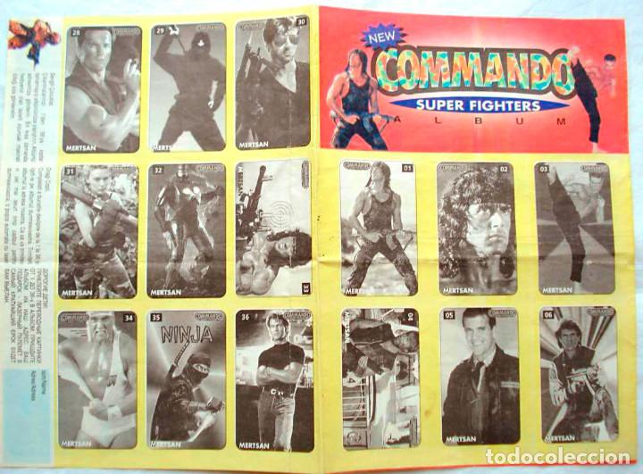 Collectionnisme Albums: Album chicles NEW COMMANDO SUPER FIGHTERS