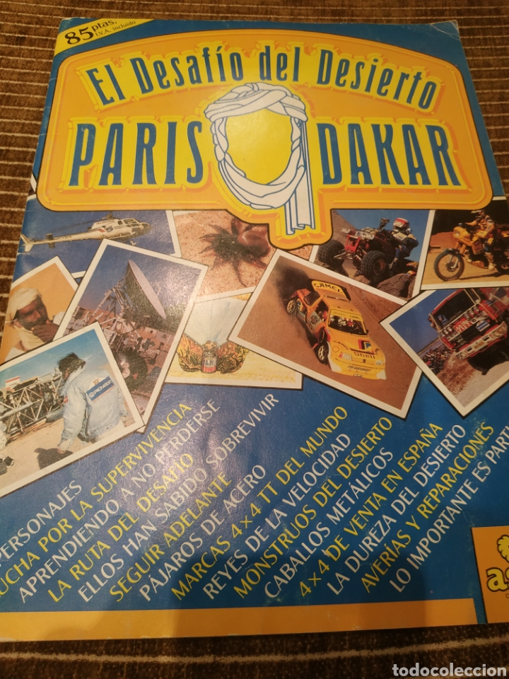 Collectable Incomplete Albums: EL DESAFIO DEL DESIERTO PARIS DAKAR