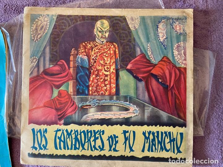 Collectionnisme Albums: LOS TAMBORES DE FU MANCHU COMPLETO A FALTA DE 18 CROMOS 39MA SE VENDEN SUELTOS
