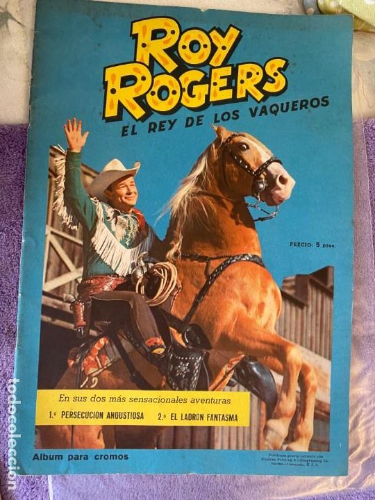Collectionnisme Albums: ROY ROGERS ALBUM PLANCHA NUEVO SIN USO 42MA